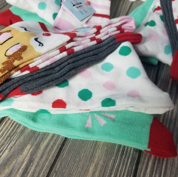 Cat & Jack Socks 12 Pairs 3 Sets of 4 Shine Bright - Picture 6 of 8